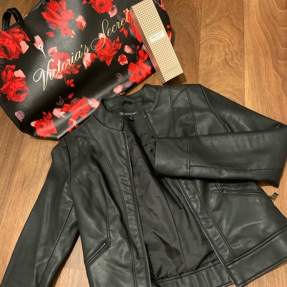 INC Faux Leather Jacket - Picture 2 of 5